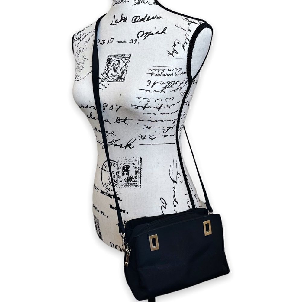 Cherokee Black Crossbody Bag Long Strap